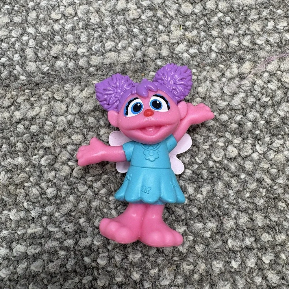 Sesame Street PVC Characters 5 In All Cookie Monster Grouch Elmo Abby Deco